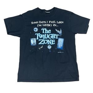 Into The Twilight Zone Tee Vintage 1995 XL Black Dated